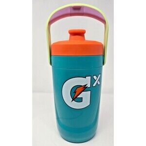 Gatorade GX 64oz Performance Jug Y2K Neon Multicolor Fence Hook BPA Free